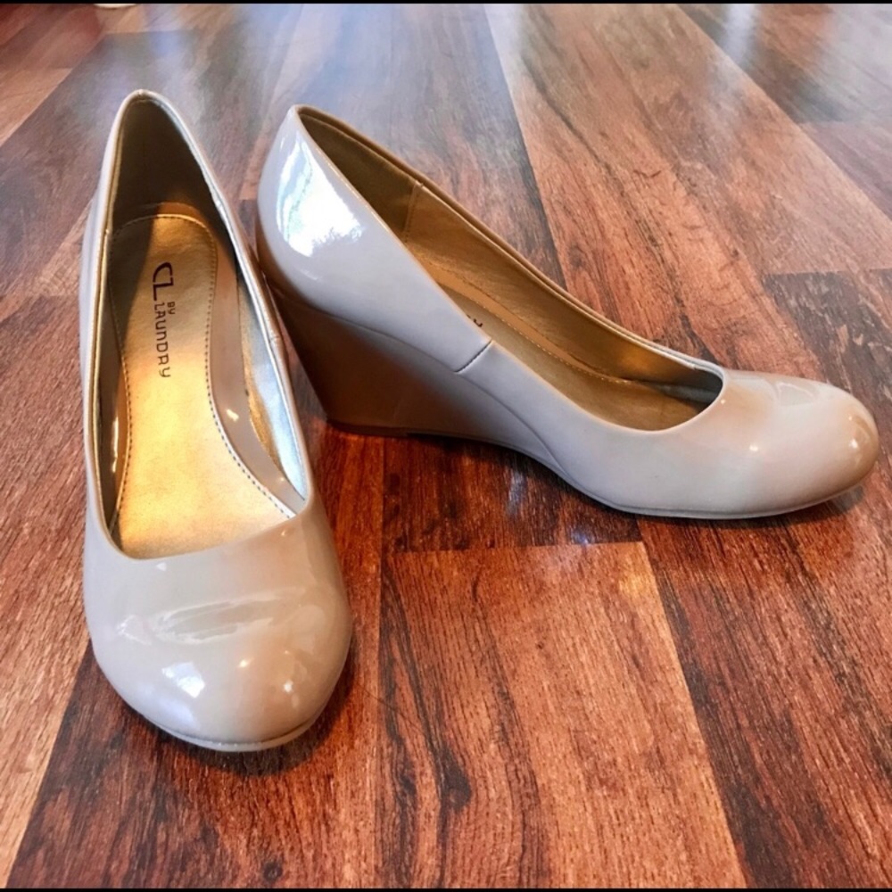 CL by Laundry Nude Wedges